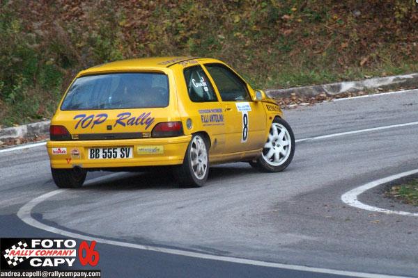 Marco e Laura Gianesini in gara al Rally Autoconsult Lago d'Idro (19/11/2006)