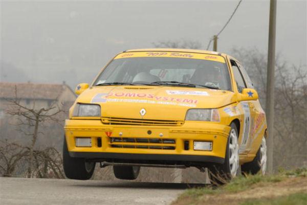 Marco e Laura Gianesini in gara al Rally Colli del Monferrato (24/02/2007)