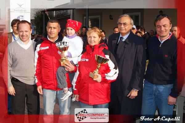 Premiazioni per Marco e Laura Gianesini al Trofeo Valtellina (18/03/2007)