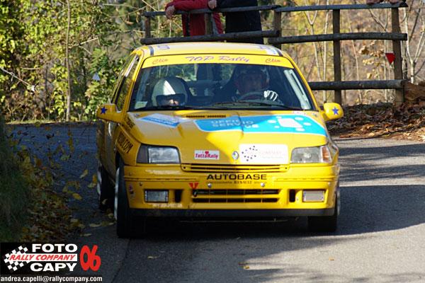 Marco e Laura Gianesini in gara al Rally Autoconsult Lago d'Idro (19/11/2006)