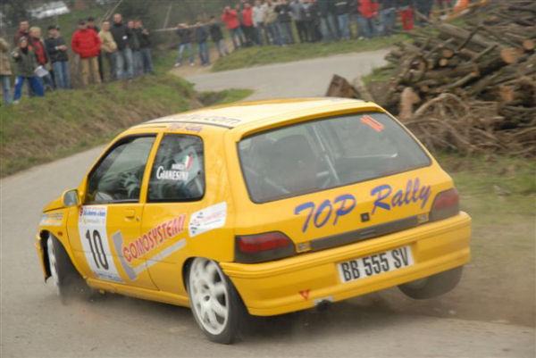 Marco e Laura Gianesini in gara al Rally Colli del Monferrato (24/02/2007)