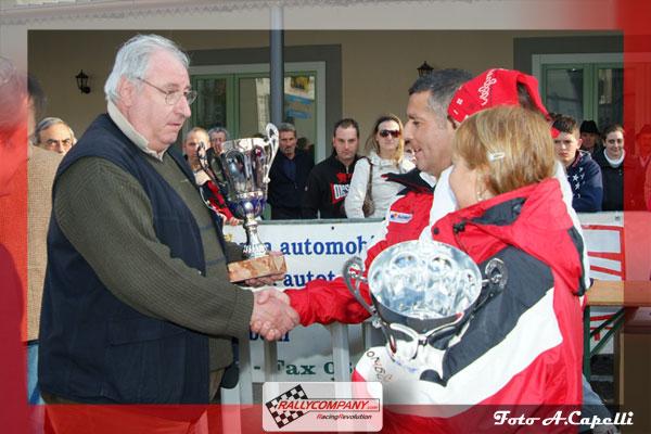 Premiazioni per Marco e Laura Gianesini al Trofeo Valtellina (18/03/2007)