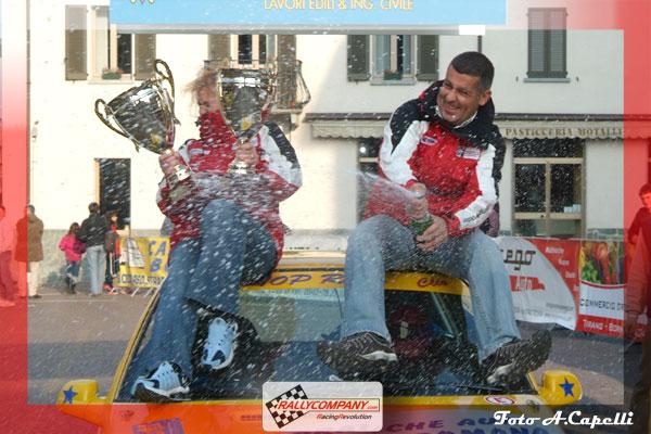 Premiazioni per Marco e Laura Gianesini al Trofeo Valtellina (18/03/2007)