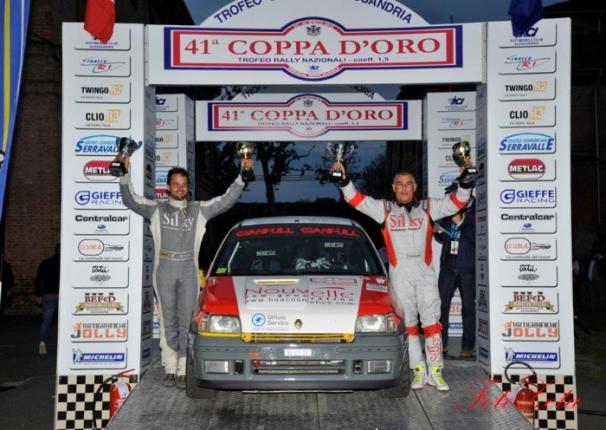 Marco Gianesini e Daniele Fomiatti al Rally Coppa d'Oro (26/04/2015)