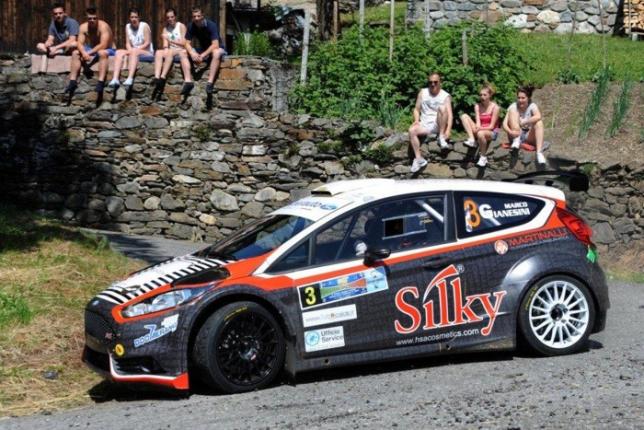 Marco Gianesini e Sabrina Fay al Rally Coppa Valtellina (07/06/2015)