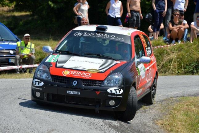Marco Gianesini e Marco Bergonzi al Rally di Alba (17-18/06/2017)