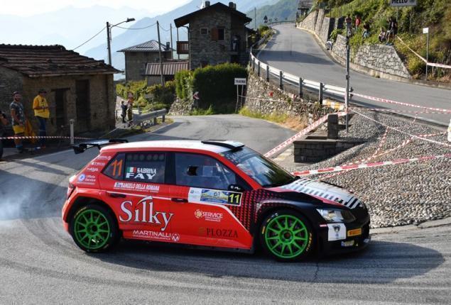 Marco Gianesini e Sabrina Fay al Rally Coppa Valtellina (22-23/09/2017)